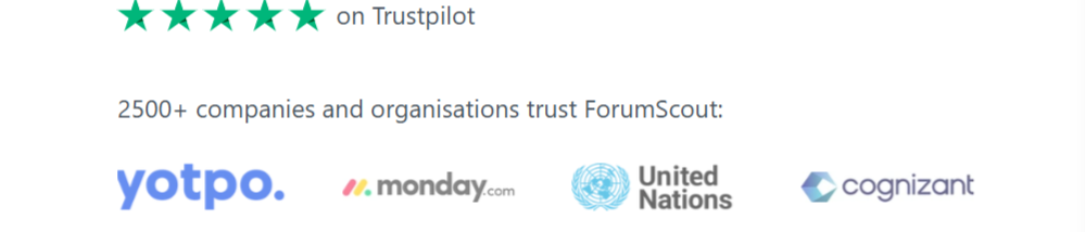 ForumScout reviews screenshot